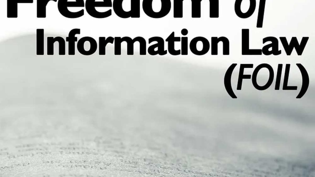 freedom of information law (FOIL) logo