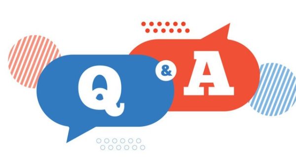 question and answers vector art - q&a