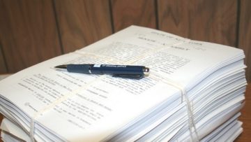 stack of documents